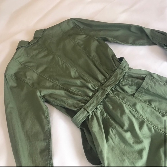 Today Only Sale Gap Utility Romper Jumper Twig Green sizes 6 8 - Picture 6 of 8